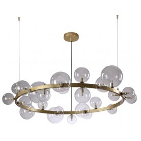 Подвесная люстра AGATA SP24 V2 GOLD/TRANSPARENTE