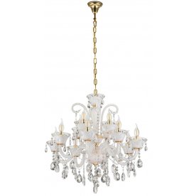 Подвесная люстра LDP 7028-8+4 WT