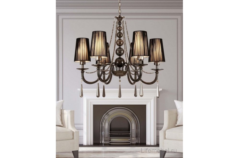 Подвесная люстра Fabione LDP 1200-6 BK