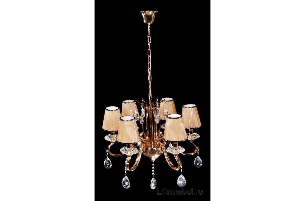 Подвесная люстра Finezzia LDP 9267-6 GD