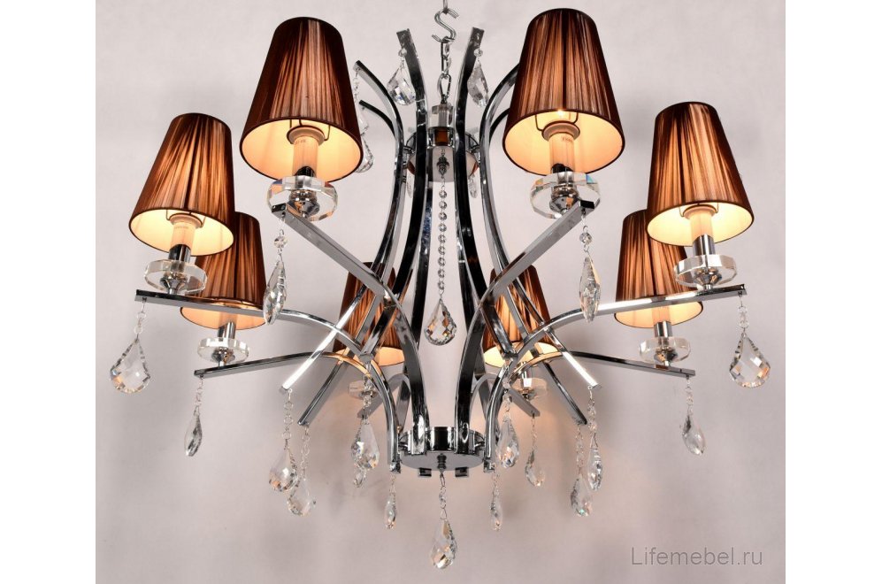 Подвесная люстра Glamour  LDP 66247-8 BR