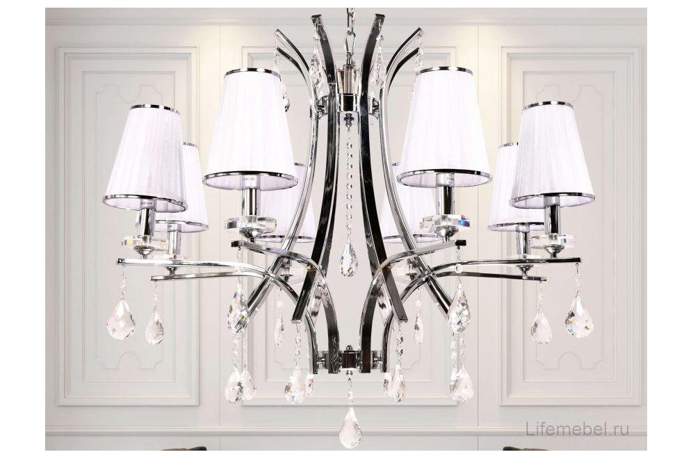 Подвесная люстра Glamour LDP 66247-8 WT