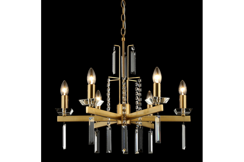 Подвесная люстра MARRON SP6 BRASS