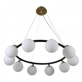 Подвесная люстра LDP 6032-10 BK+MD