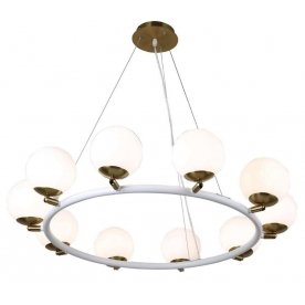Подвесная люстра LDP 6032-10 WT+MD