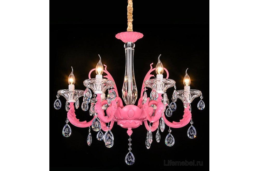 Подвесная люстра Pink WTL5001-6PINK