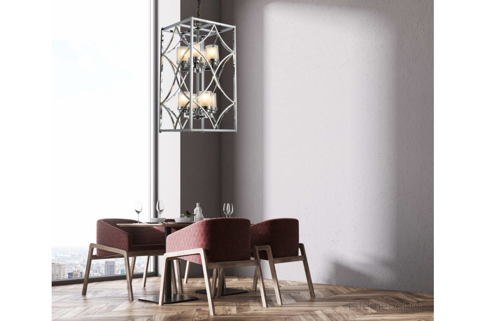 Подвесная люстра Quadrato LDP 1223-8 CHR