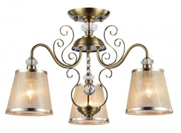 Люстра подвесная Driana FR405-03-R античная бронза
