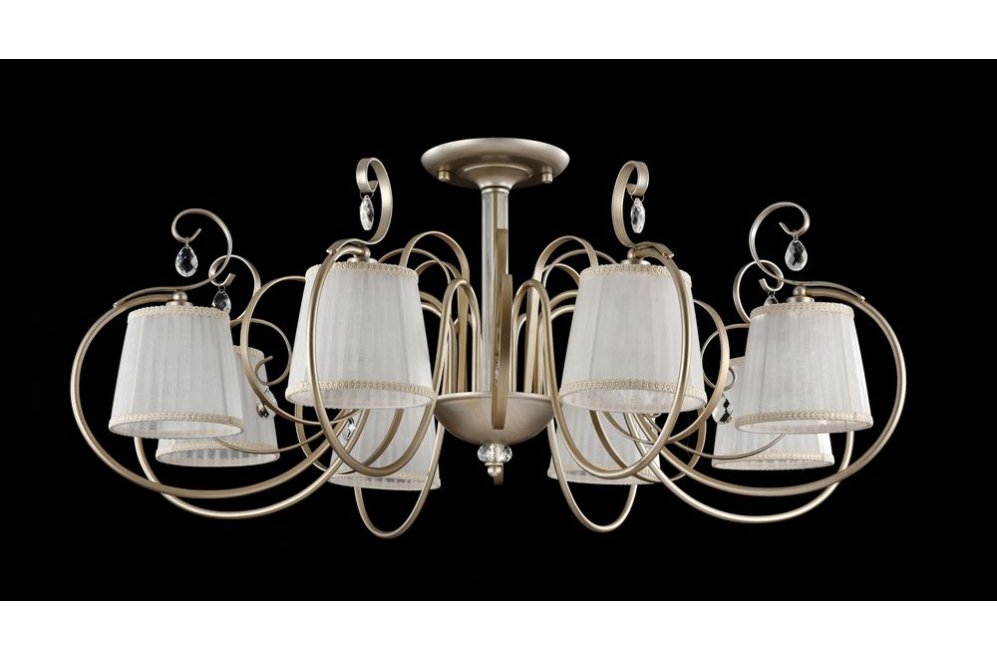 Люстра подвесная Simone FR2020-CL-08-BG шампань