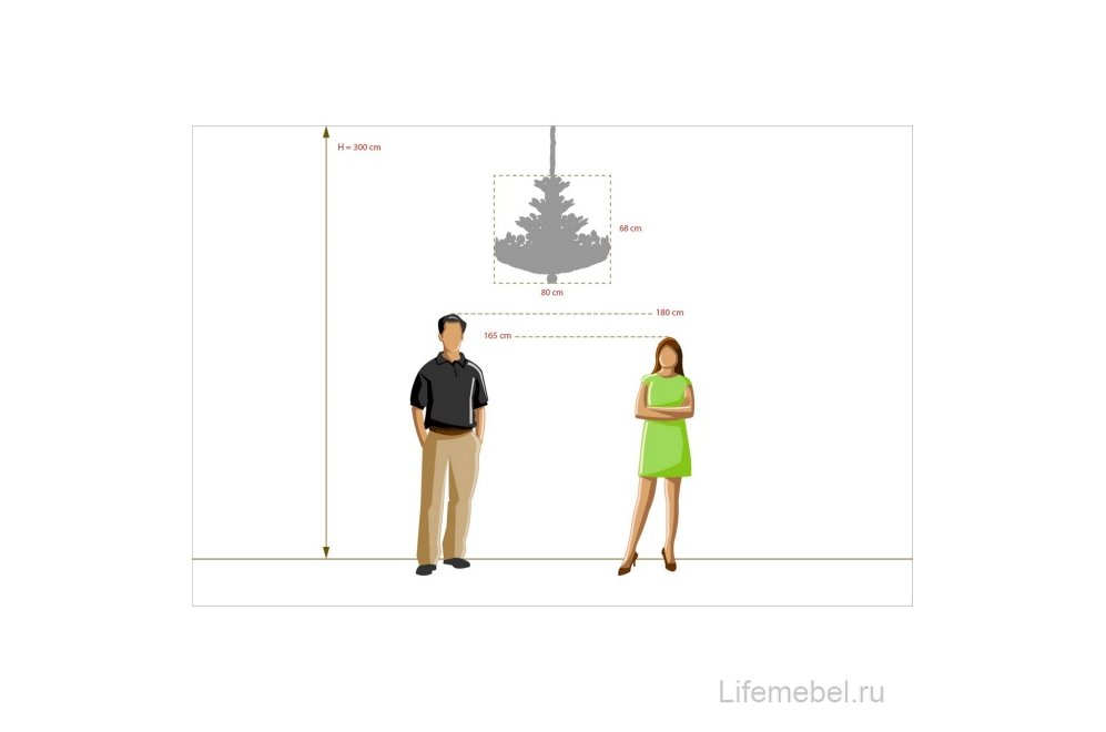 Подвесная люстра Лаура 345011126