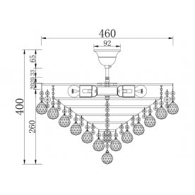 Потолочный светильник Maytoni Gala BA783-TK46-G