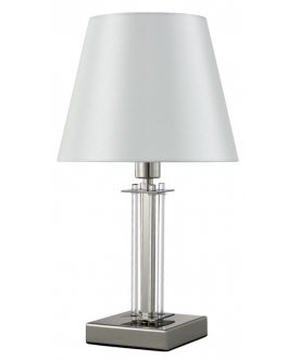 Настольная лампа NICOLAS LG1 NICKEL/WHITE