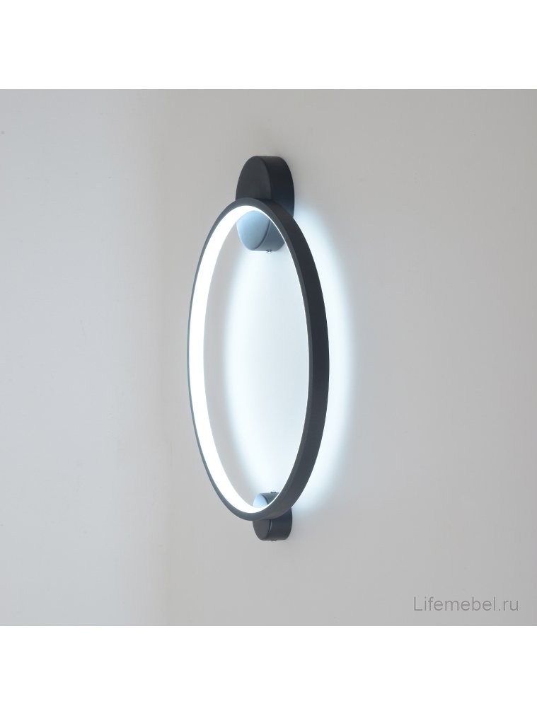 Бра REAL AP18W LED BLACK
