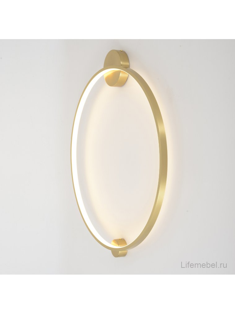 Бра REAL AP26W LED BRASS