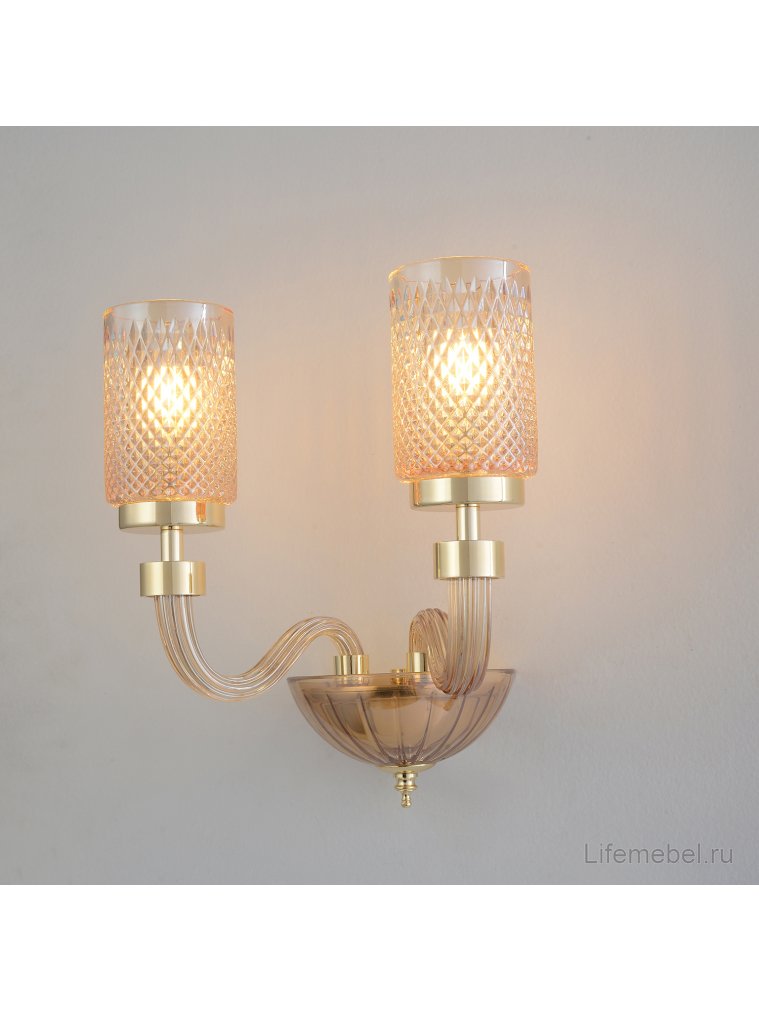 Бра SILVESTRO AP2 AMBER