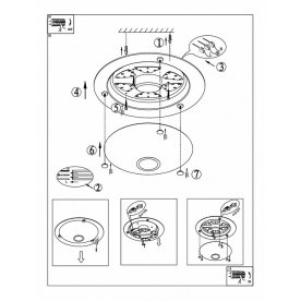 Накладной светильник Amada 48240