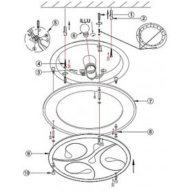 Накладной светильник Ayana 40413