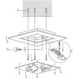 Накладной светильник Charmant 48078