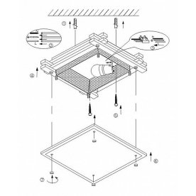 Накладной светильник Edison 48323