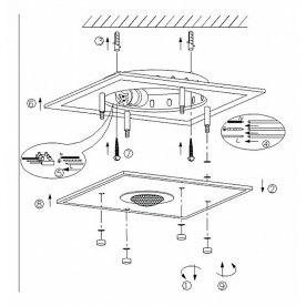 Накладной светильник Malaga 48328