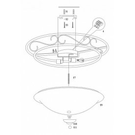Накладной светильник Rustica II 4413-2