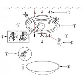 Накладной светильник Tornado 40463-1