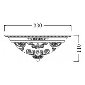 Накладной светильник Geometry 4 CL907-02-R