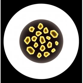 Настенно-потолочный светильник PEBBLES 3026/80CL