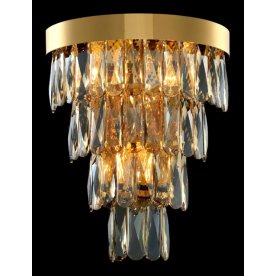 Настенный светильник ABIGAIL AP3 GOLD/AMBER