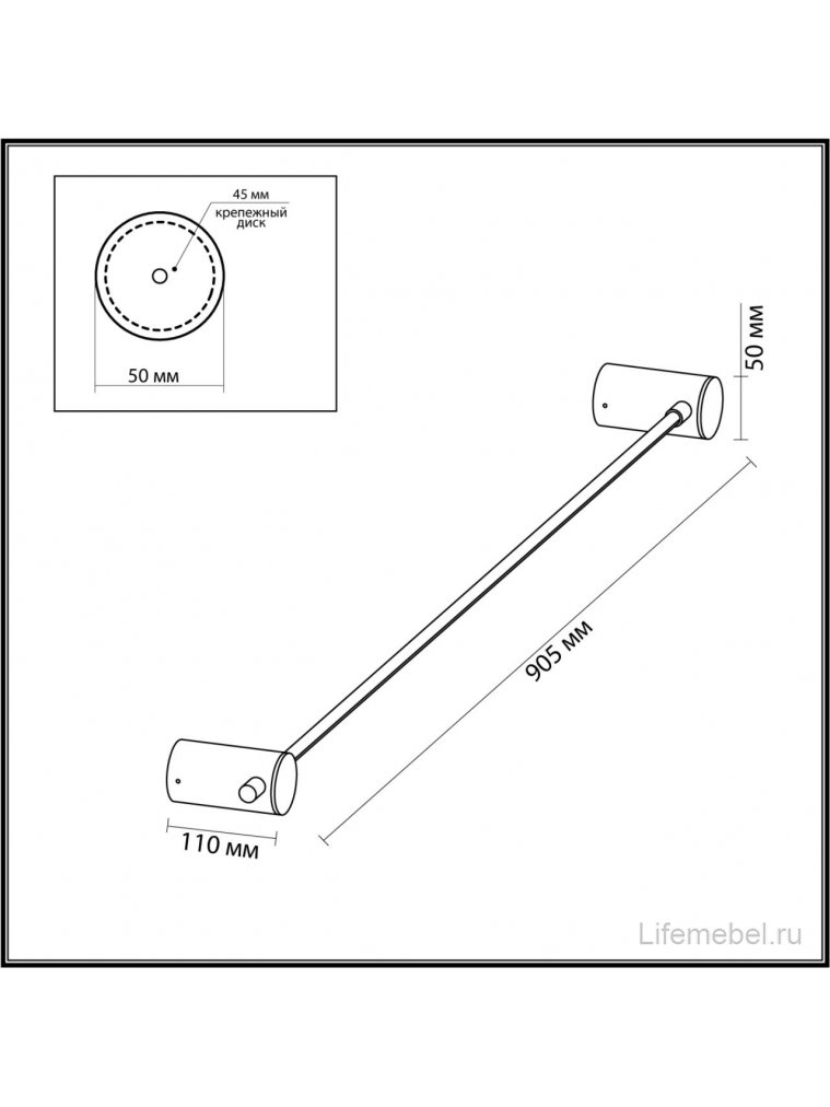 Настенный светильник Dalia 4396/8WL
