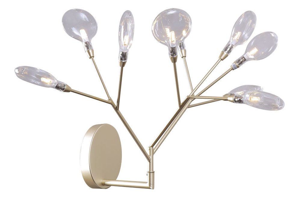 Настенный светильник EVITA AP9 GOLD/TRANSPARENT