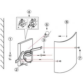 Настенный светильник Maverick 40491-1W