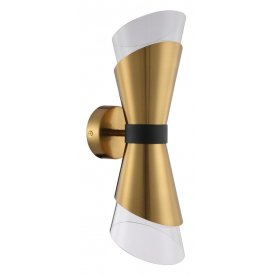 Настенный светильник GRIS AP2 BRASS