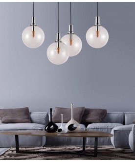 Подвесной светильник LDP 1212-250 GY+CHR