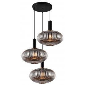 Подвесной светильник LDP 1216-3 GY+BK