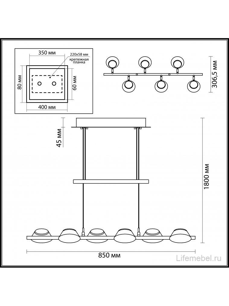 Подвесной светильник Jill 3746/30L