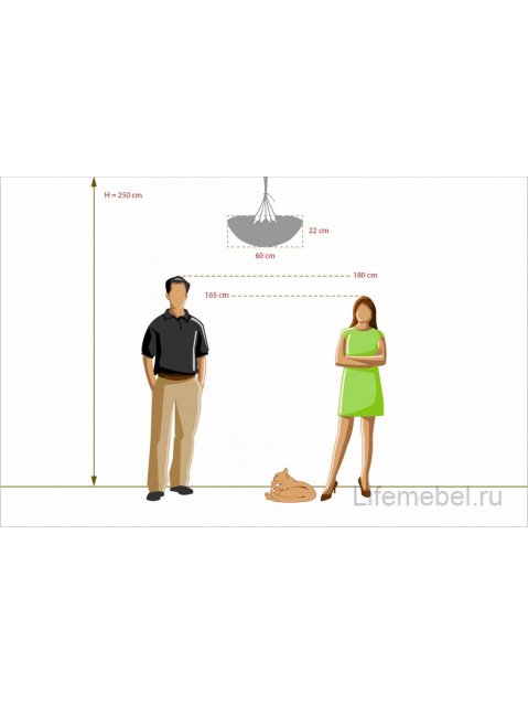 Подвесной светильник Улыбка 365014505