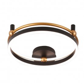Потолочный светильник FERNANDO PL48W LED BLACK/GOLD