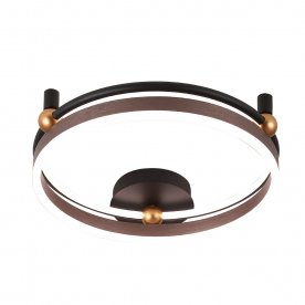 Потолочный светильник FERNANDO PL48W LED COFFEE/BLACK