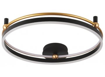 Потолочный светильник FERNANDO PL72W LED BLACK/GOLD