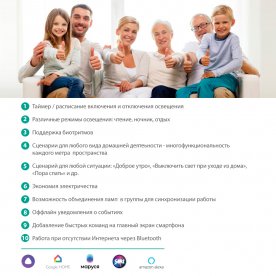 Потолочный светильник LBS/SH-30/RGBCW/WIFI