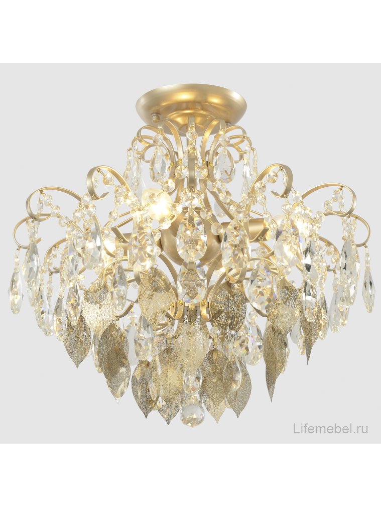 Светильник потолочный ESMIRALDA PL4 GOLD