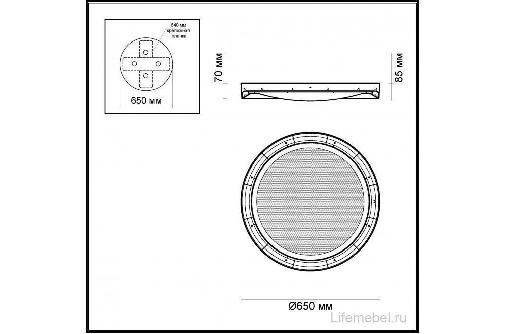 Накладной светильник Teno 4018/57CL