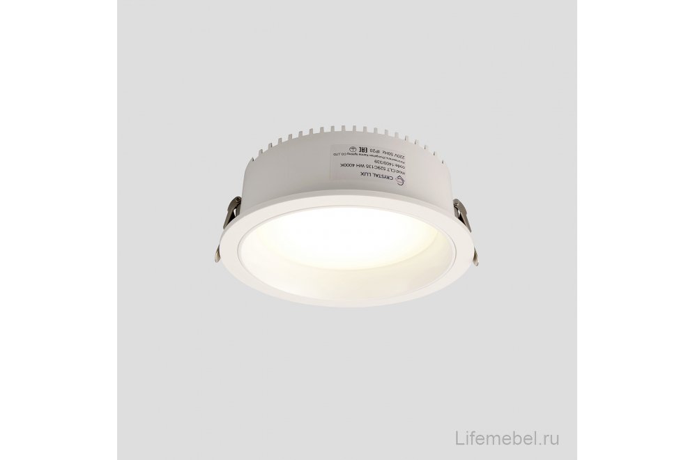 Светильник встраиваемый CLT 529C135 WH 4000K