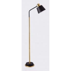 Торшер LDF 5525 BK+GD