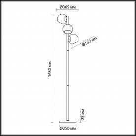 Торшер Blair 3769/3F