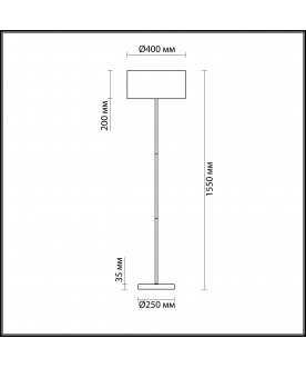 Торшер Nikki 3745/2F