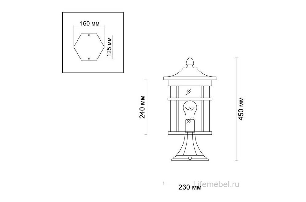 Ландшафтный светильник Virta 4044/1B