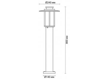 Ландшафтный светильник Mito 4047/1F