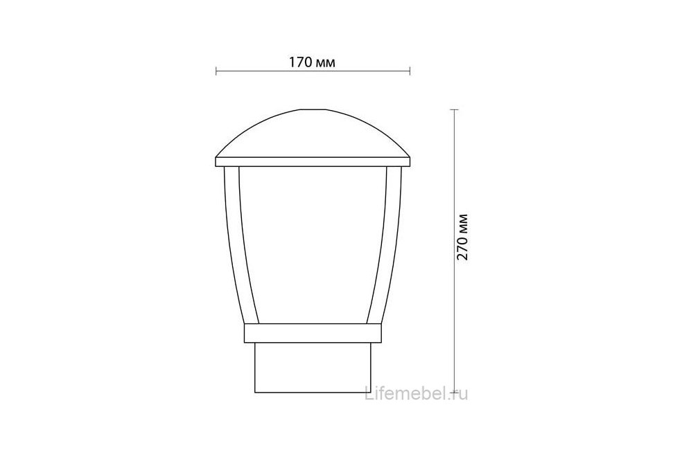 Светильник на столб Tako 4051/1B
